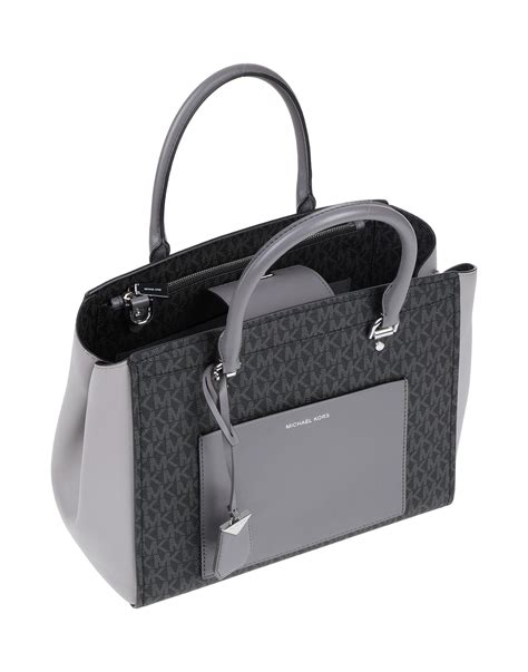 grey leather michael kors purse|grey Michael Kors medium purse.